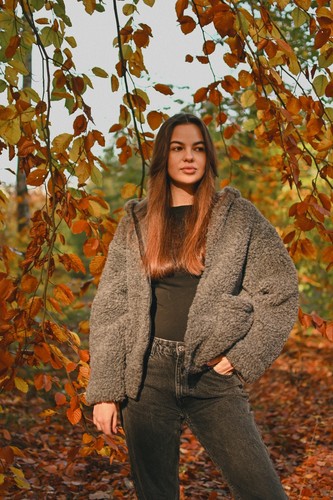 Chaqueta de lana MERINO 100% mujer hombre lana de cordero lana merino chaqueta de lana de oveja - Imagen 6 de 17