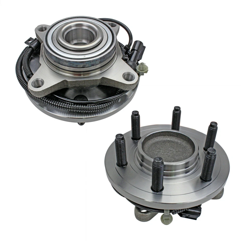 Juego de pares de cojinetes y bujes de rueda delantera 2x2 Timken con ABS para Ford F-150 2009 2010 Foto 4 de 4