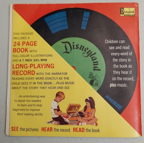 Vintage 1971 The Swiss Family Robinson 24 Page Book With Record - Picture 2 of 9
