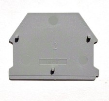 DIN Rail Terminal Block End Covers 50 Qty Dinkle DK4NC-S13110 Grey Gray Color