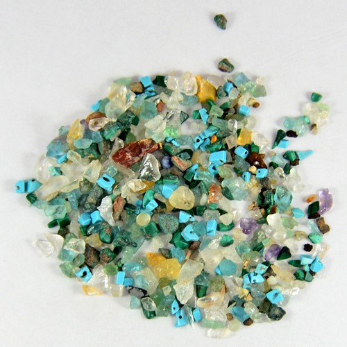 100%Natural Turquoise Assorted Gemstones Mixed Chip Rough Lot - Picture 31 of 32