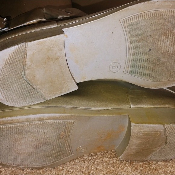 Tsunami pre loved Silver knee high rain boots eBay