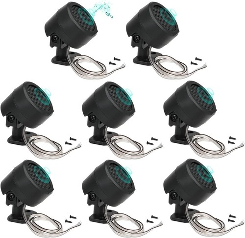 8-Pc 500W Car Tweeter Speakers - 360° Surround Sound Easy Install - Picture 3 of 9