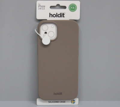 HOLDIT Silicone Case - Silikon Schutzhülle Vegan, Mocha Braun für iPhone 14 / 13