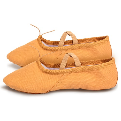Zapatos de ballet para niñas/niños pequeños/niños/mujeres, zapatos de yoga de cuero/zapatillas de ballet - Imagen 6 de 16