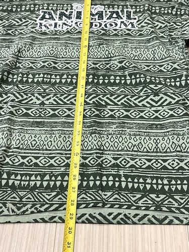 T-Shirt Auntentc Disneyland Walt Disneys Animal Kingdom grün Tribal Azteken Gr. L - Bild 5 von 7