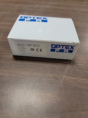 New OPTEX FA BGS-Y8P-M12 1743H Photo Electric Sensor