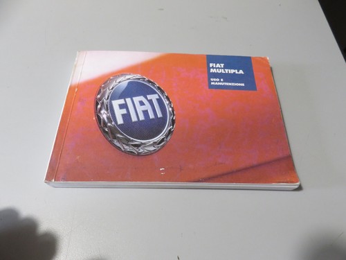 Fiat Multipla 2006 libretto istruzioni manuale uso e manutenzione - Prima ed. - Foto 1 di 10