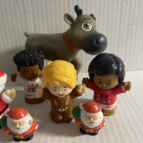Mixed Lot Fisher Price Little People And Other Christmas Figures Lot Of 14 - Picture 2 of 6