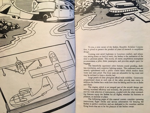 Original 1946 Republic SeaBee Owner's Manual - Picture 2 of 7