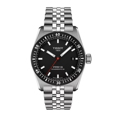 Tissot PR516 Powermatic 80 38 MM Automatic Black Dial Watch T149.407.11.051.00