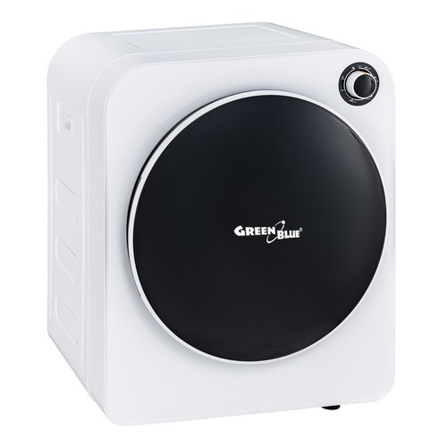 Elektrischer Wäschetrockner Trockner Trommeltrockner 5 Programme 3kg Weiß - Bild 2 von 14