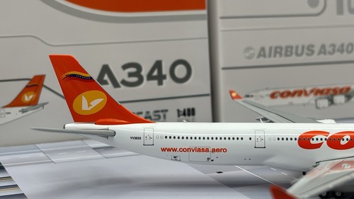 Conviasa A340-642 Reg:YV3533 JC Wings LH4303 Scale 1:400 Diecast Models - Picture 9 of 18