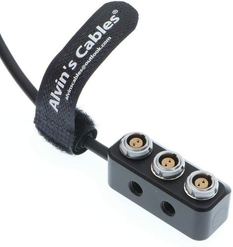 1 to 3 Mini Power Splitter Box Cable Fischer RS 3 Pin Male to 3 2 Pin for ARRI - Picture 6 of 6