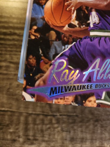 1996 Ultra RC #60 Ray Allen HOF Fleer Skybox 96-97, Bucks - Picture 5 of 13