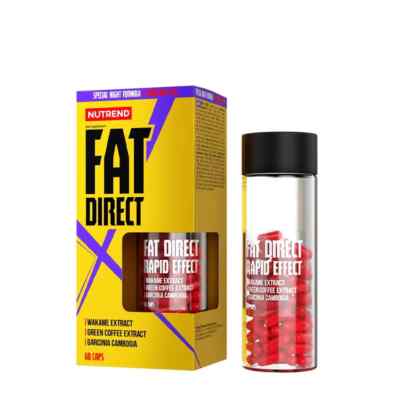 Nutrend Fat Direct Caps 60 Kapseln (237,98 /Kg) Fatburner