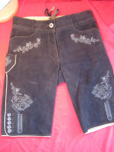 36NEU Freche Lederhose Damen Stockerpoint Trachtenhose Landhausmode statt Dirndl - Bild 10 von 10