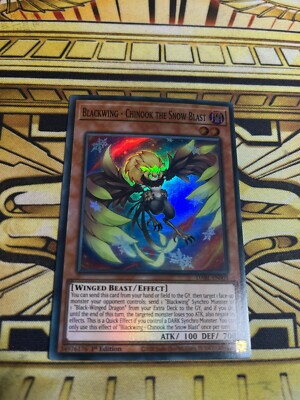 Yugioh Schwarzflügel - Chinook die Schneeböe DABL-EN003 Super Rare