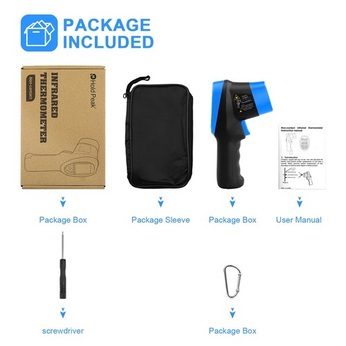 Non-Contact Digital Infrared Thermometer High Temperature Gun IR Laser -58~2480 - Picture 11 of 12