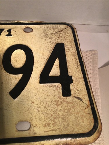 Illinois License Plate 1971 KA2294 Pair Set - Picture 5 of 10