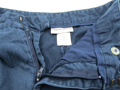 Jaclyn Smith capri/short RN 42000 SIZE 6 Navy lue - Picture 6 of 8