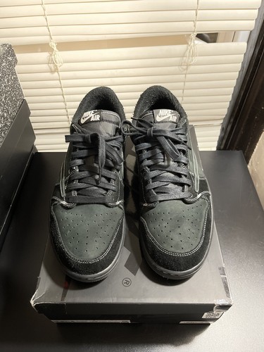 Jordan 1 Retro Low OG SP x Travis Scott Black Phantom Größe 14 Guter Zustand - Bild 2 von 18