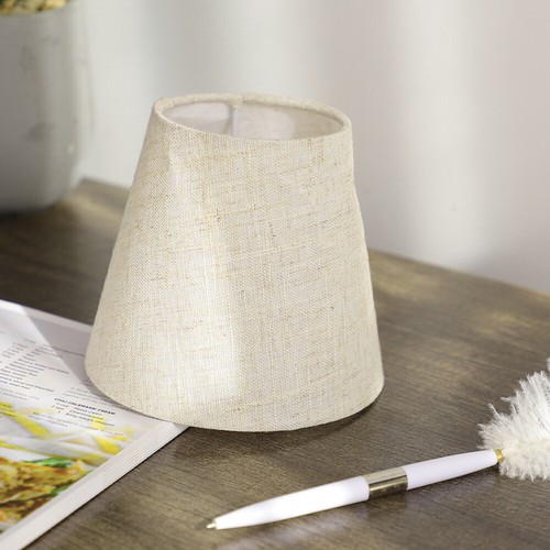 2 Pcs Linen Lamp Shade Light Covers for Ceiling Decorative Shades - Picture 6 of 10