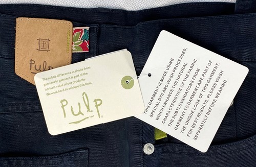 Pulp Jeans, schwarz, gerades Bein, Tencel/Lyocell, neu mit Etikett, Größe 6 - Bild 2 von 6