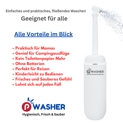 PoWasher | Po-Dusche | Intimdusche für HappPo -Ein Muss für  Backpacker - Bild 12 von 13