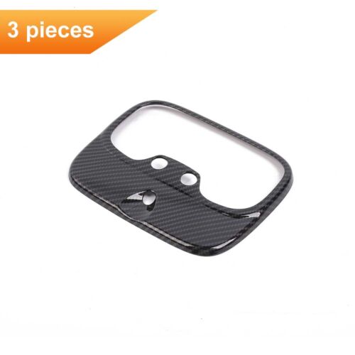Front Reading Light Switch Cover For Jeep Patriot Compass 2011-2016 Carbon Fiber - Foto 9 di 11