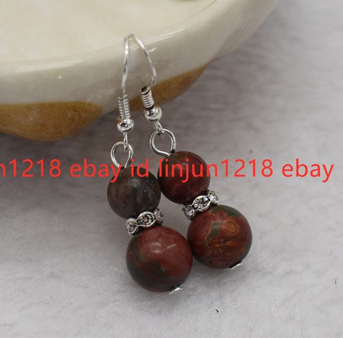 Natural 8mm Multi-Color Picasso Jasper Gemstone Beads Necklace Bracelet Earring - Picture 18 of 18