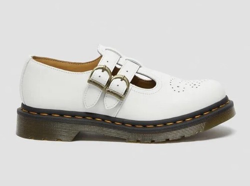 Dr Martens 8065 Mary Jane Leather Shoes Women’s US 10 White NEW $130 - Picture 3 of 12