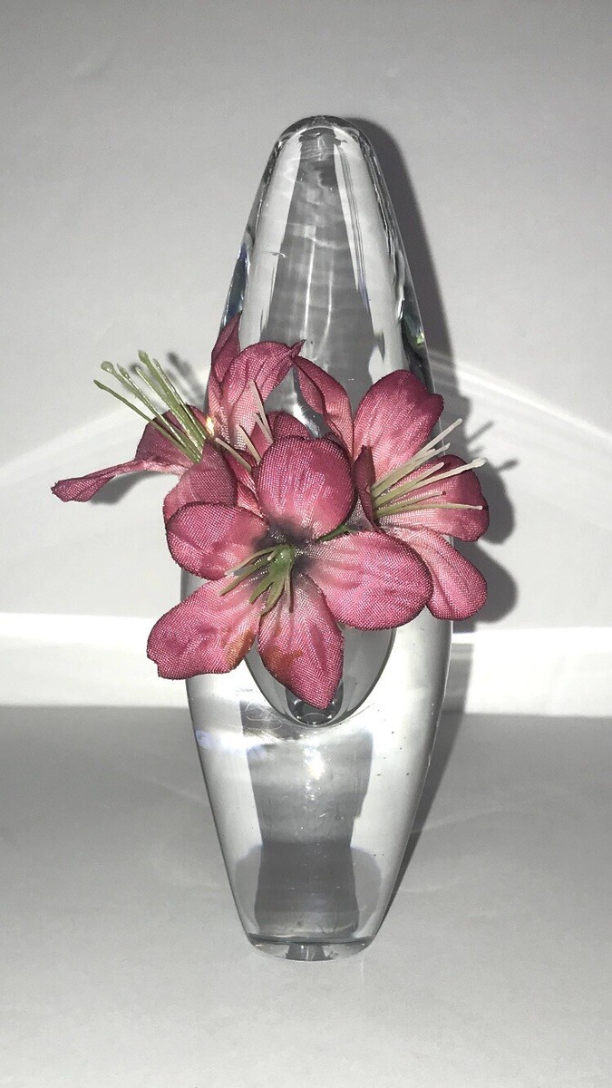 Vintage Hand Blown Timo Sarpaneva Vase #3568 Orkidea MCM