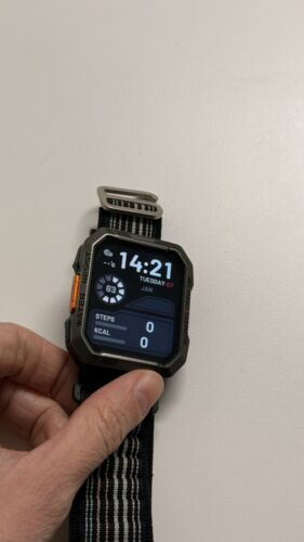 Military Smart Watch with Flashlight/Compass/SpO2 For iPhone/Android - Picture 3 of 7