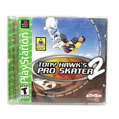 Sony PlayStation 1 Tony Hawk's Pro Skater 2 (2000) PS1 Classic RARE Complete CIB