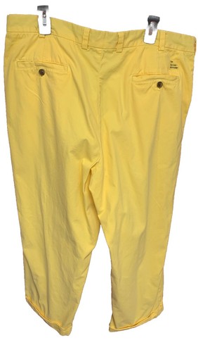 Men’s Brooks Brothers Hudson Dress Pants- 40x27- Yellow - Picture 10 of 20