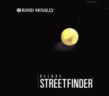 Rand McNally StreetFinder 2001 Deluxe PC CD plan map for trip route mapping tool