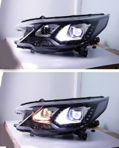 2X DRL Turn Signal 2012-2014 Led Projector Headlight Assembly For Honda CRV CR-V - Picture 8 of 11