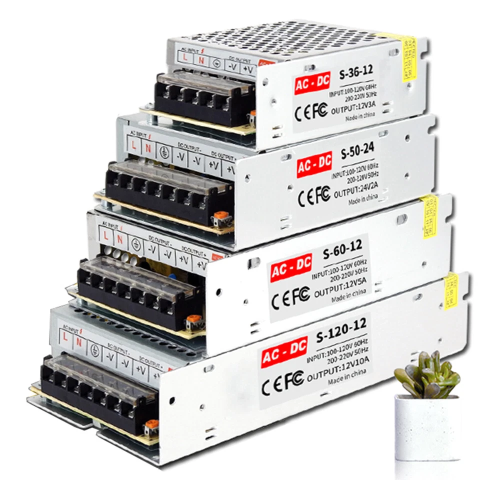 DC 3V-50V Netzteile Trafo Schaltnetzteile Adapter Power Supply Stromversorgung - Bild 4 von 4