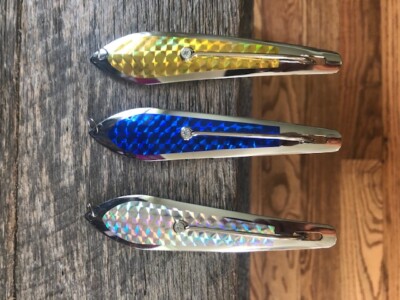 Work Great with Ballyhoo Or Strips! Pack Of 3 6.5 Inch Chugger trolling lures