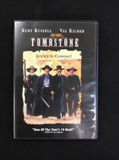 Tombstone - DVD - 1993 KURT RUSSELL VAL KILMER "I'm Your Huckleberry"