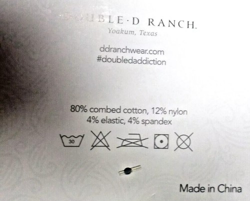 DOUBLE D RANCH DDR BOOT SOCKS--Ladies From Pueblo--One Size--New - Picture 4 of 4