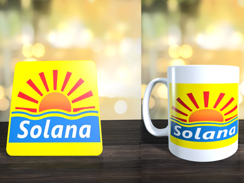 Personalised Limited Edition Benidorm Madge Sketch Mug And Drinks Coaster Set - Picture 4 of 7