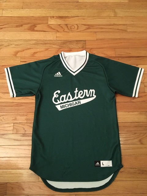 Eastern Michigan Eagles NCAA Adidas Youth Baseball Jersey Size L | eBay