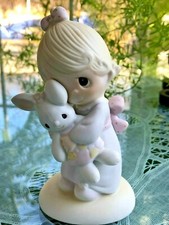 PRECIOUS MOMENTS - JESUS LOVES ME BABY GIRL 3"H