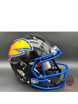 2023 football helmets Kansas Jayhawks (2023) Authentic Full Size Riddell Football Helmet