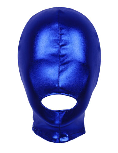Unisex Blindfold Face Cover Cosplay Costume Zentai Hood Open Eye Mouth Headgear - Picture 109 of 170