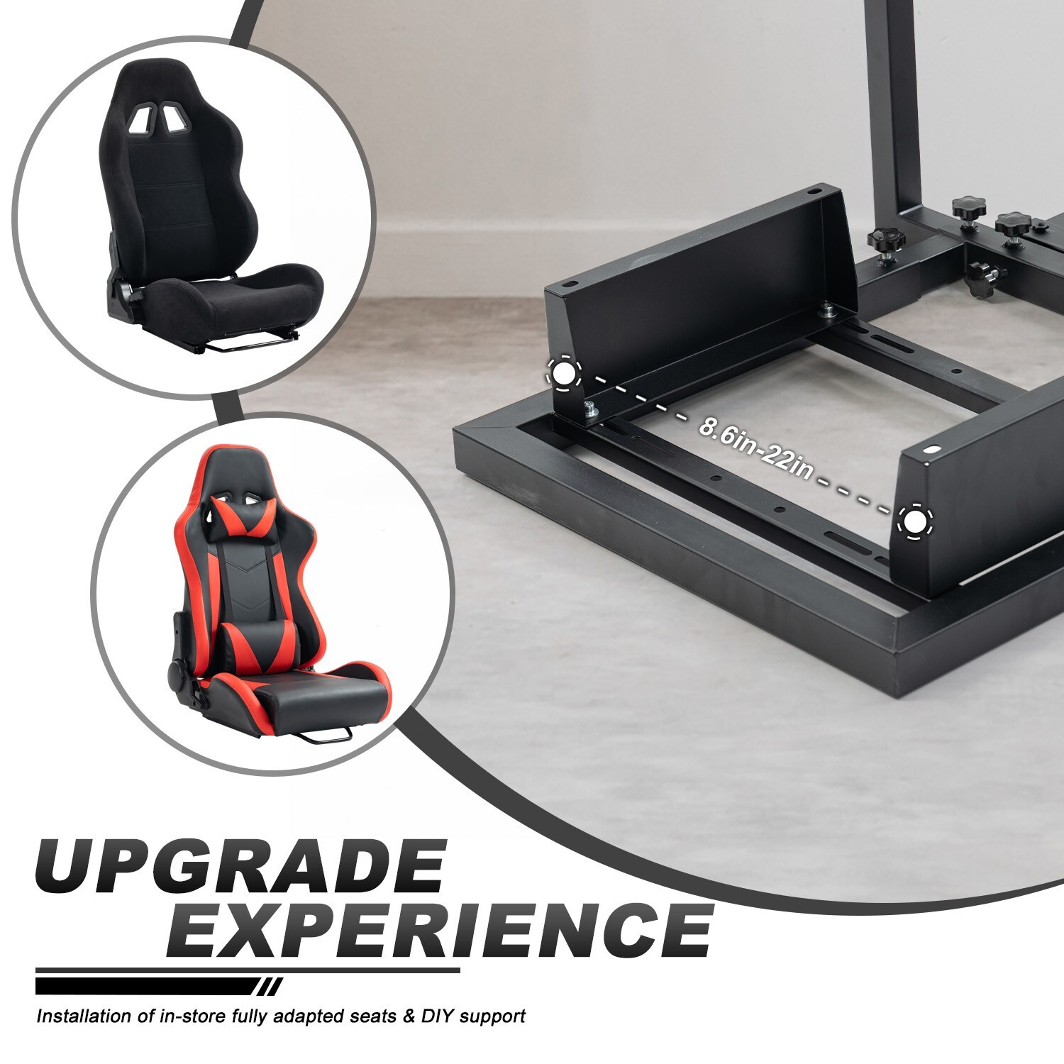 Hottoby Flight Simulator Cockpit Passend für Logitech G920 G923 G29 FANATEC