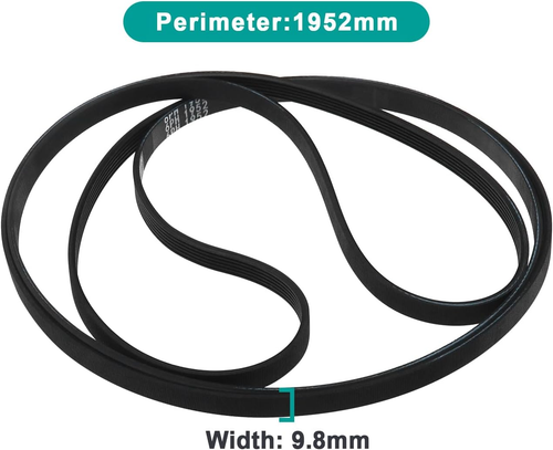 6PH1952 V-Ribbed Belt Drive Belt Compatible with Bauknecht Compatible - Picture 3 of 12