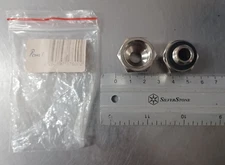 Alphacool G1/4 Adapter Chrome Pair 17600 4250197176002